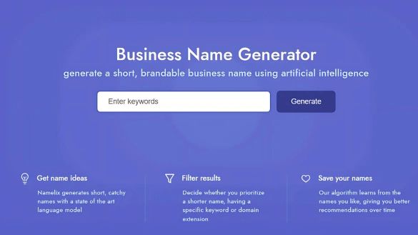 Namelix: Unveiling the Technology Behind Perfect Business Names